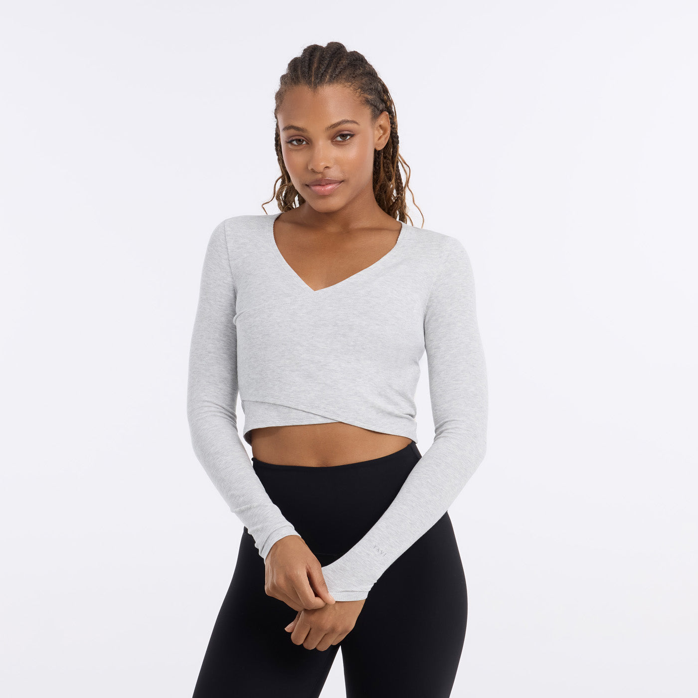 Criss Cross Long Sleeve Top - Ash – Tavi Active