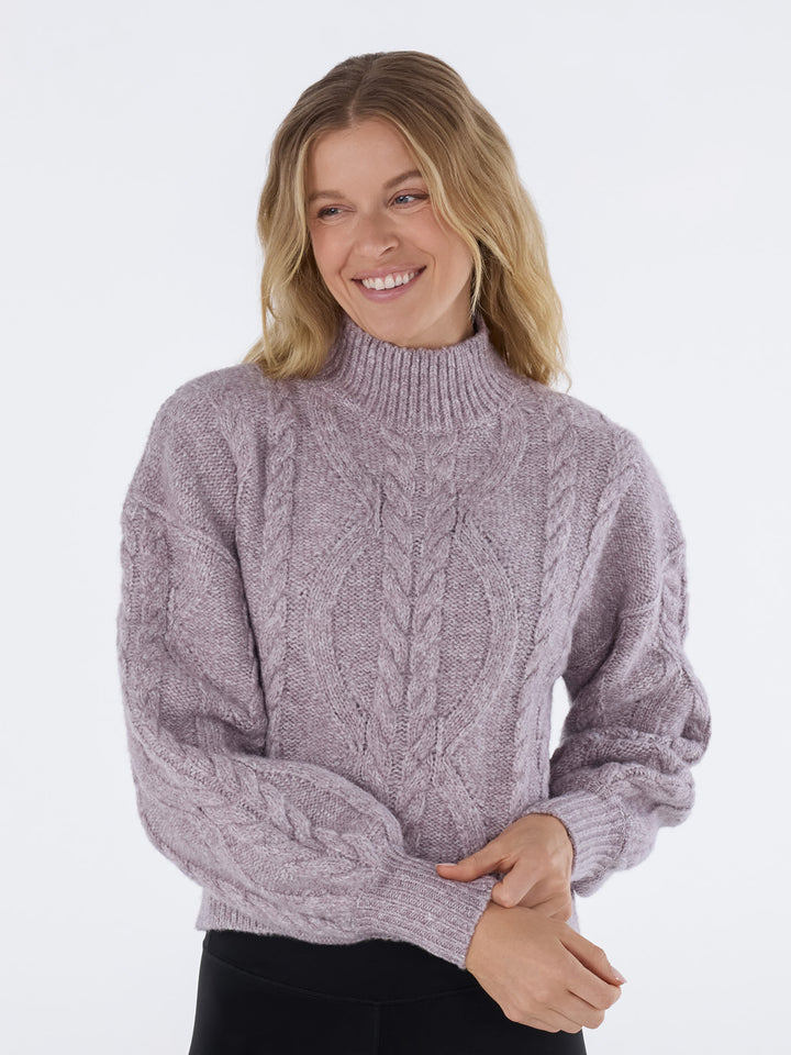 Hi Low Cable Sweater | Tops > Sweaters & Hoodies | Tavi – Tavi Active