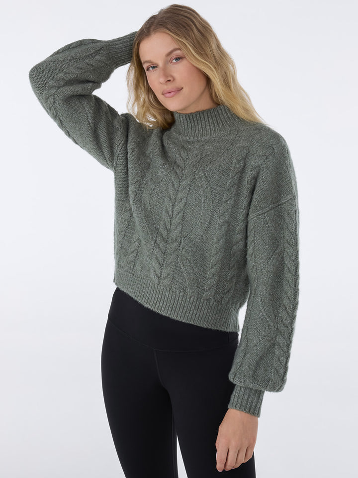Hi Low Cable Sweater | Tops > Sweaters & Hoodies | Tavi – Tavi Active