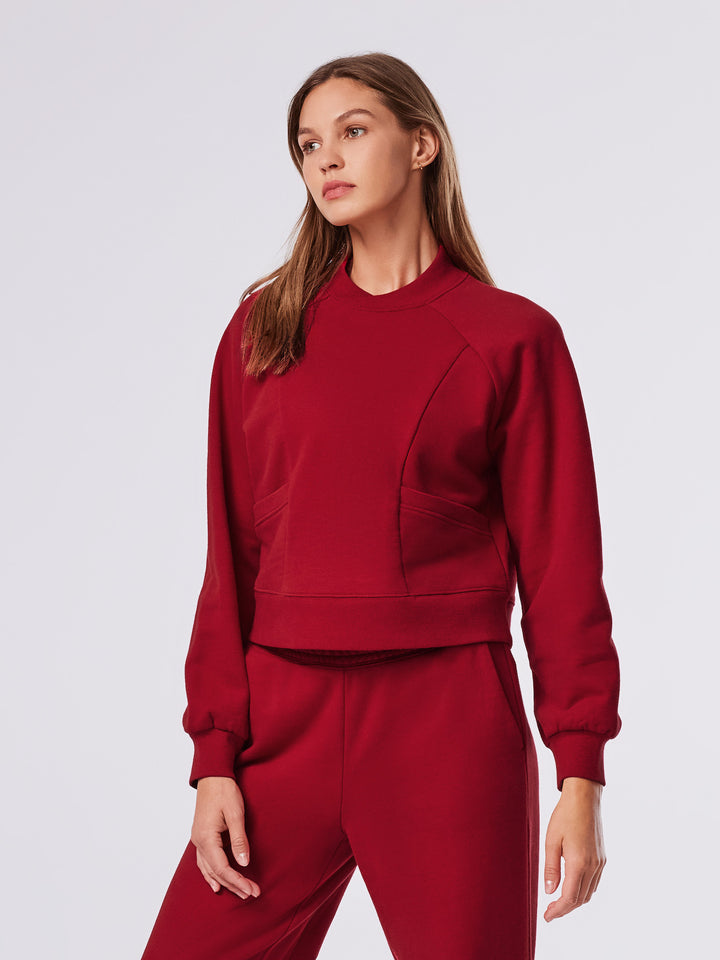 High Collar Sweatshirt | Tops > Sweaters & Hoodies | Tavi – Tavi Active