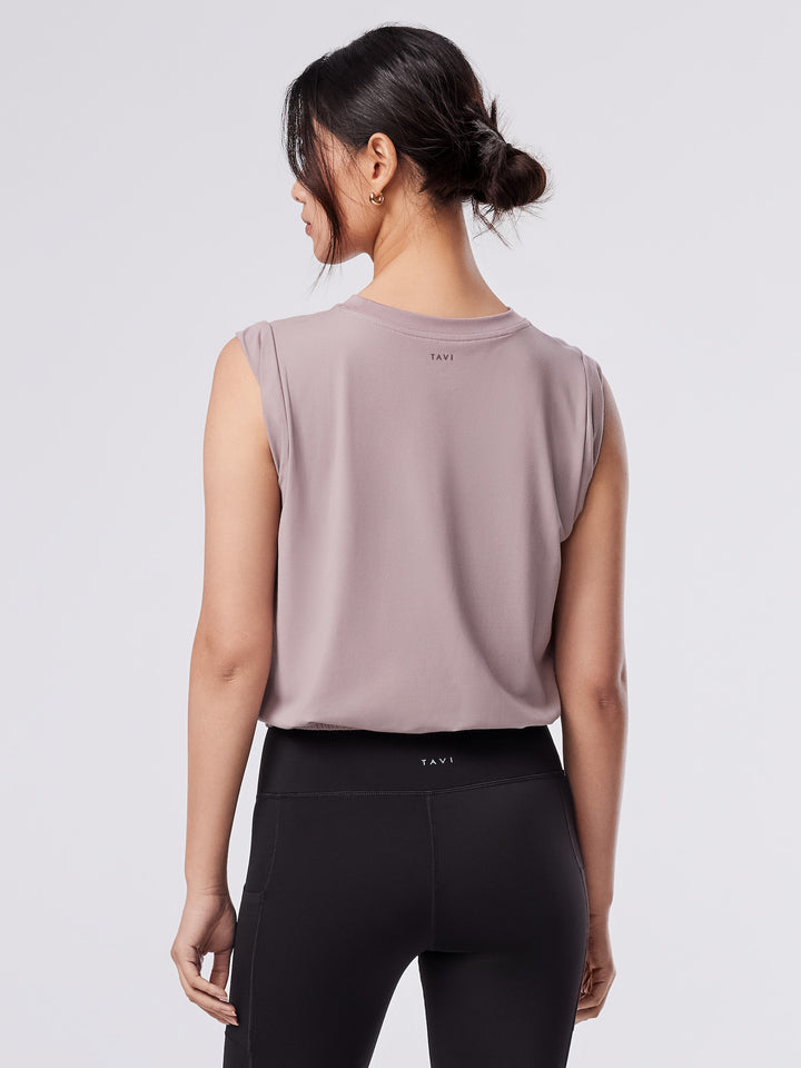 Tavi SoftTec Crop Tie Tee | Tops > Short Sleeve | Tavi – Tavi Active