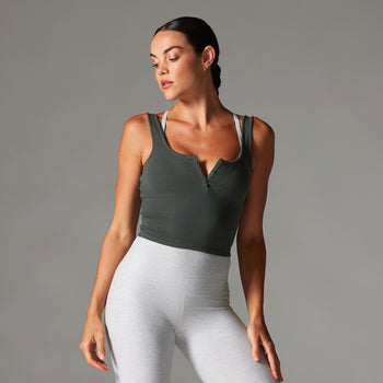 Fitted Henley Tank | Tops > Tanks | Tavi – ToeSox | Tavi | Vooray
