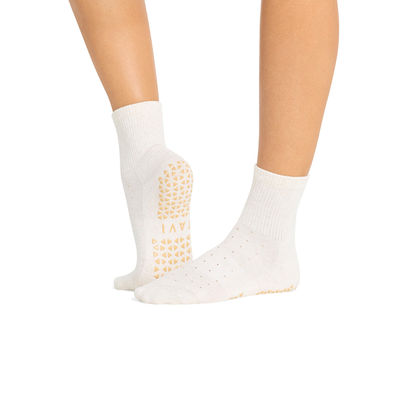 Aria Tulle Ruffle Grip Socks – Fleur Tulle – Tavi Active
