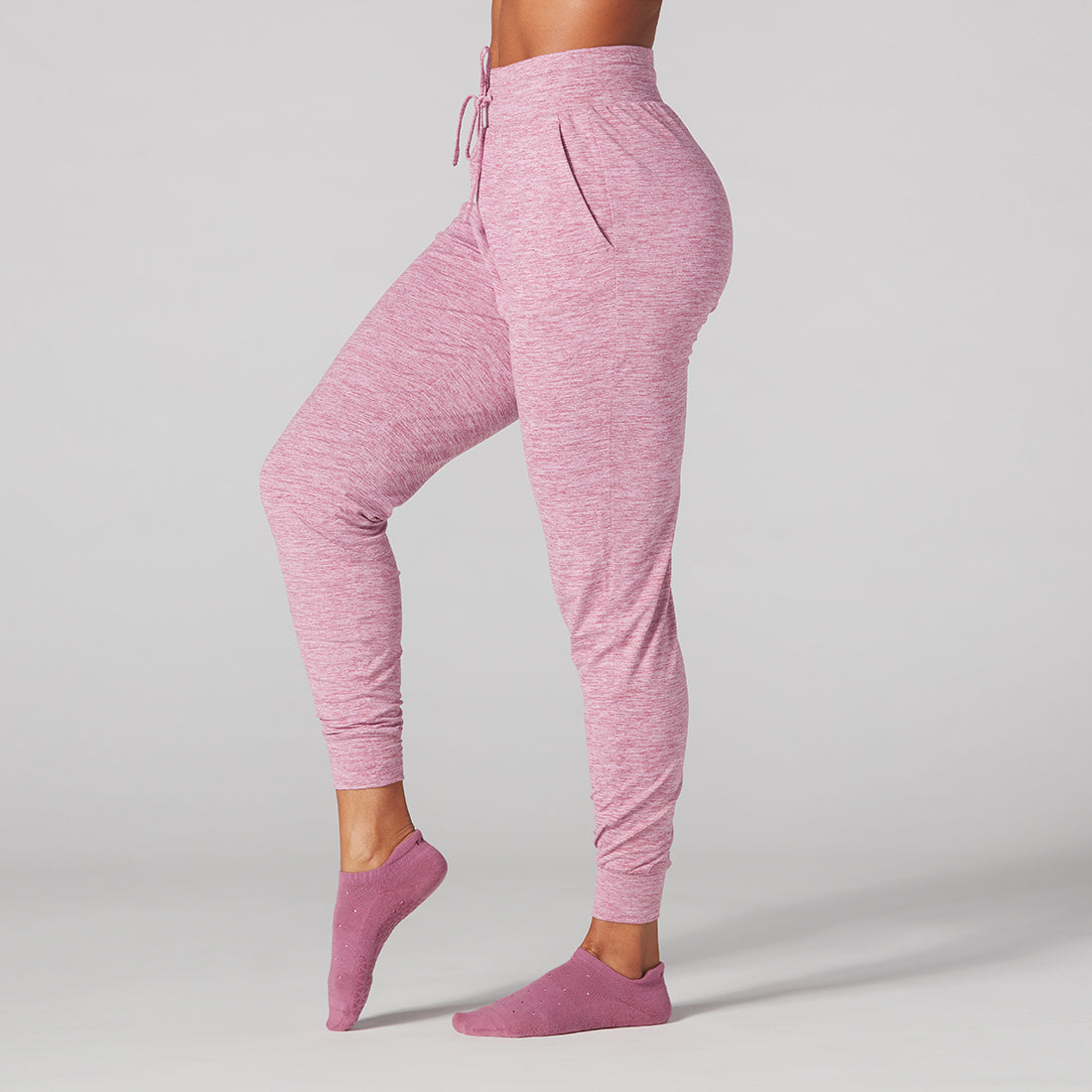 Brushed Tec Knit High Waisted Jogger * – ToeSox, Tavi