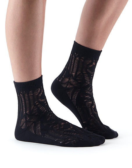 # Sheer Remi Mini Crew Socks * | Socks > Casual | Tavi – ToeSox | Tavi | Vooray