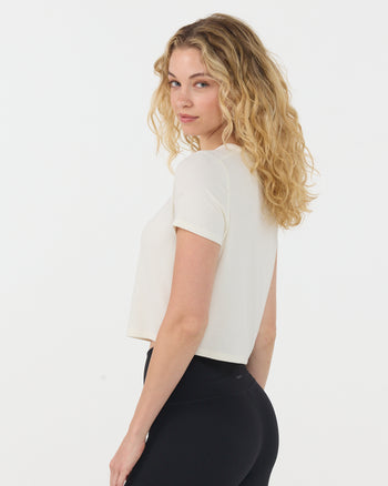 Ribbed Tee | Tops > Short Sleeve | Tavi – ToeSox | Tavi | Vooray