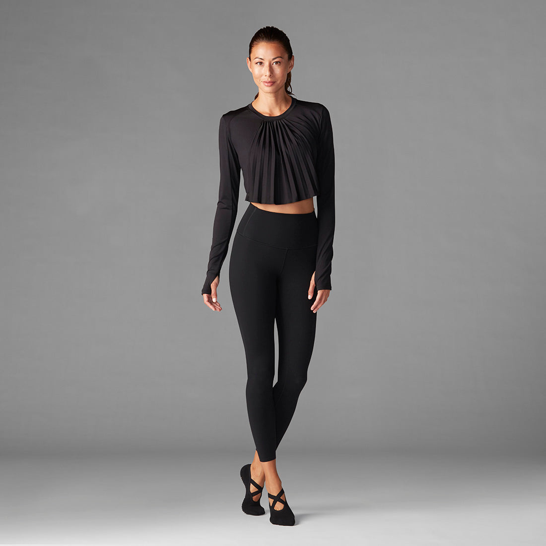 # Pleated Long Sleeve Top * | Tops > Long Sleeve | Tavi – ToeSox | Tavi | Vooray