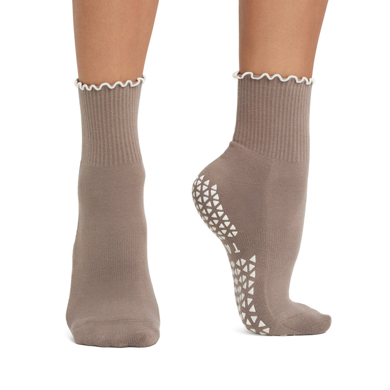 Aria Ruffle Grip Socks | Socks > Grip | Tavi – Tavi Active