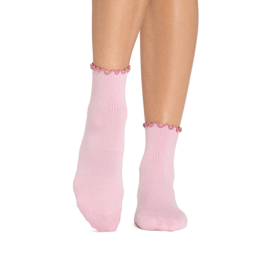 Aria Ruffle Grip Socks | Socks > Grip | Tavi – Tavi Active