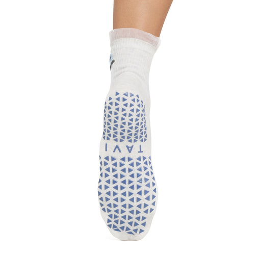 Aria Tulle Ruffle Grip Socks | Socks > Grip | Tavi – Tavi Active