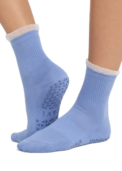 Aria Tulle Ruffle Grip Socks | Socks > Grip | Tavi – Tavi Active