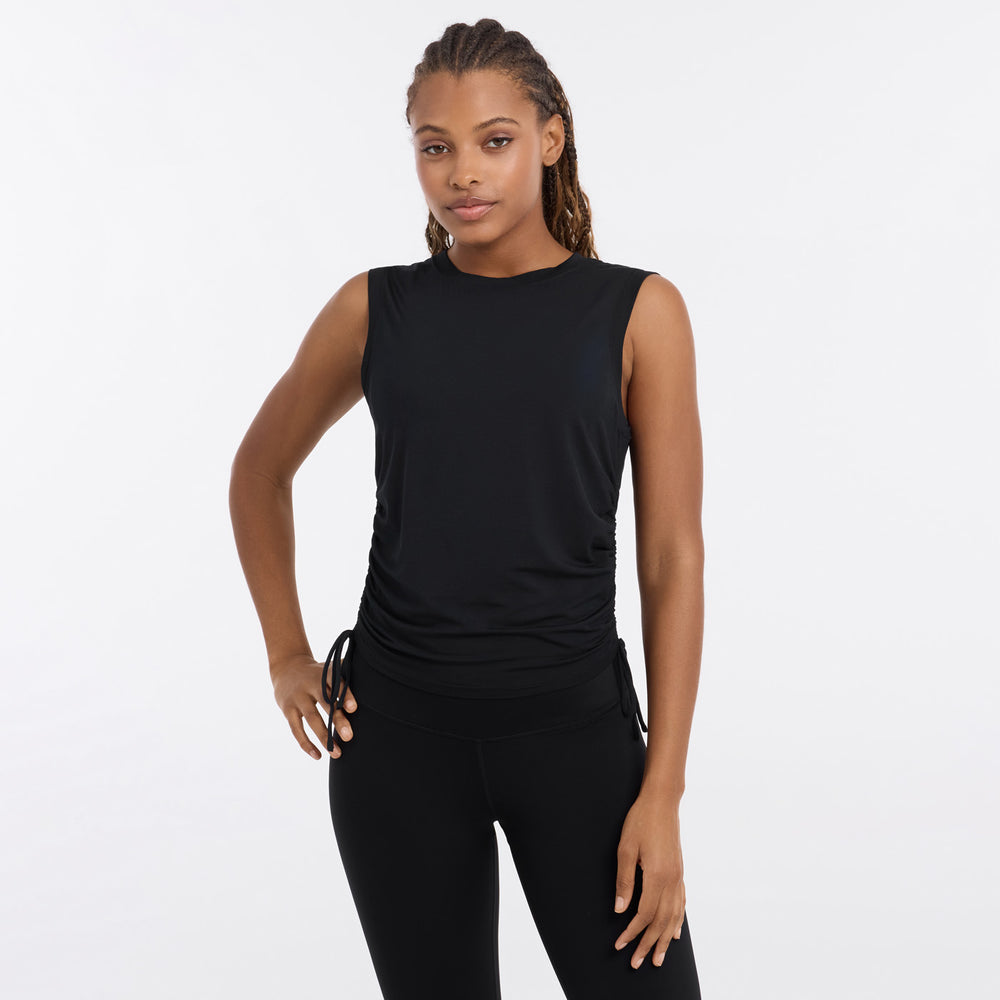 TaviLuxe® Crop Side Tie Tank | Tops > Tanks | Tavi – Tavi Active