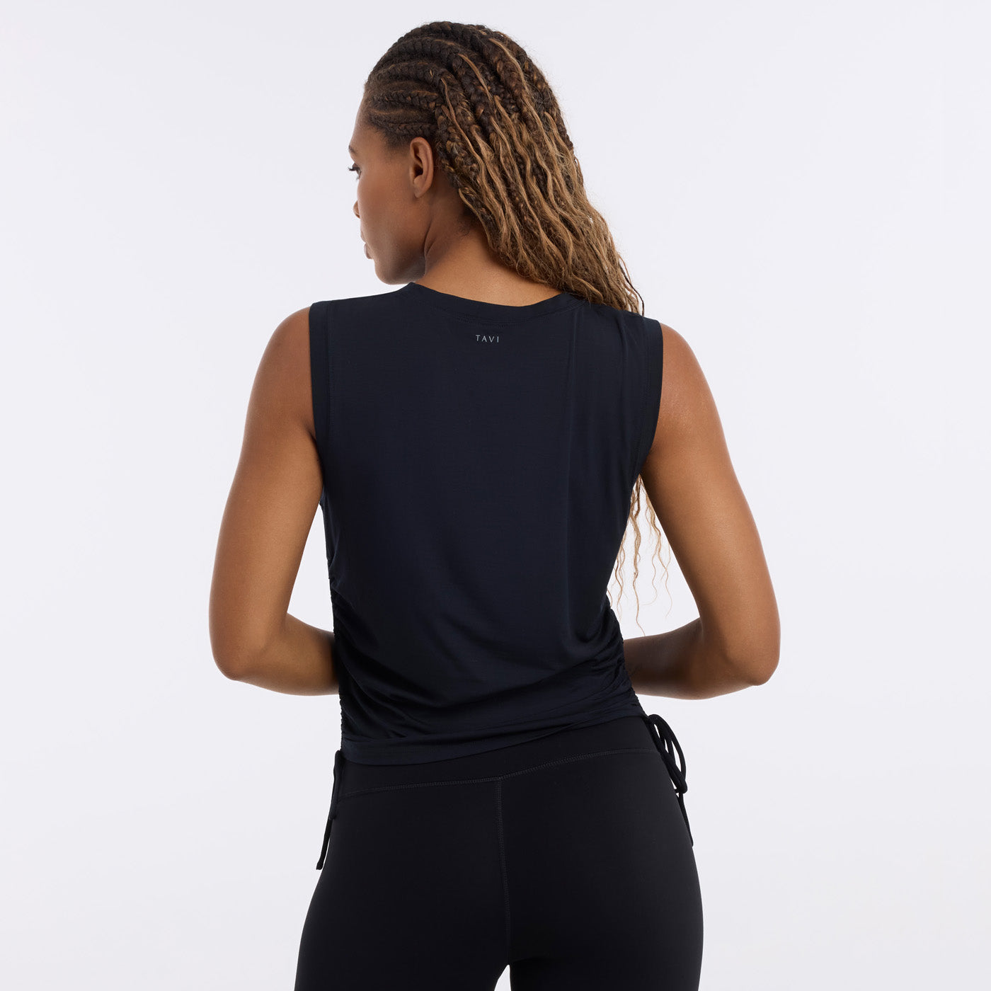TaviLuxe® Crop Side Tie Tank | Tops > Tanks | Tavi – Tavi Active