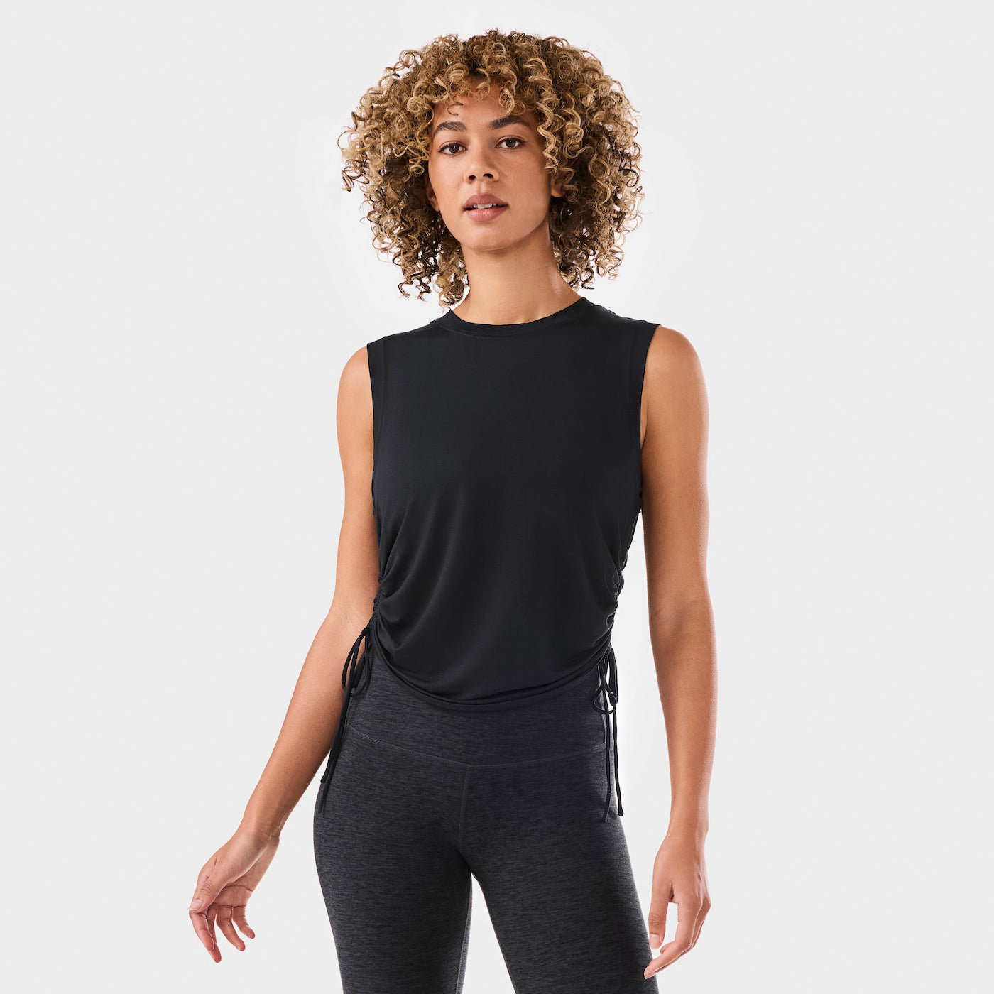 TaviLuxe® Crop Side Tie Tank | Tops > Tanks | Tavi – Tavi Active