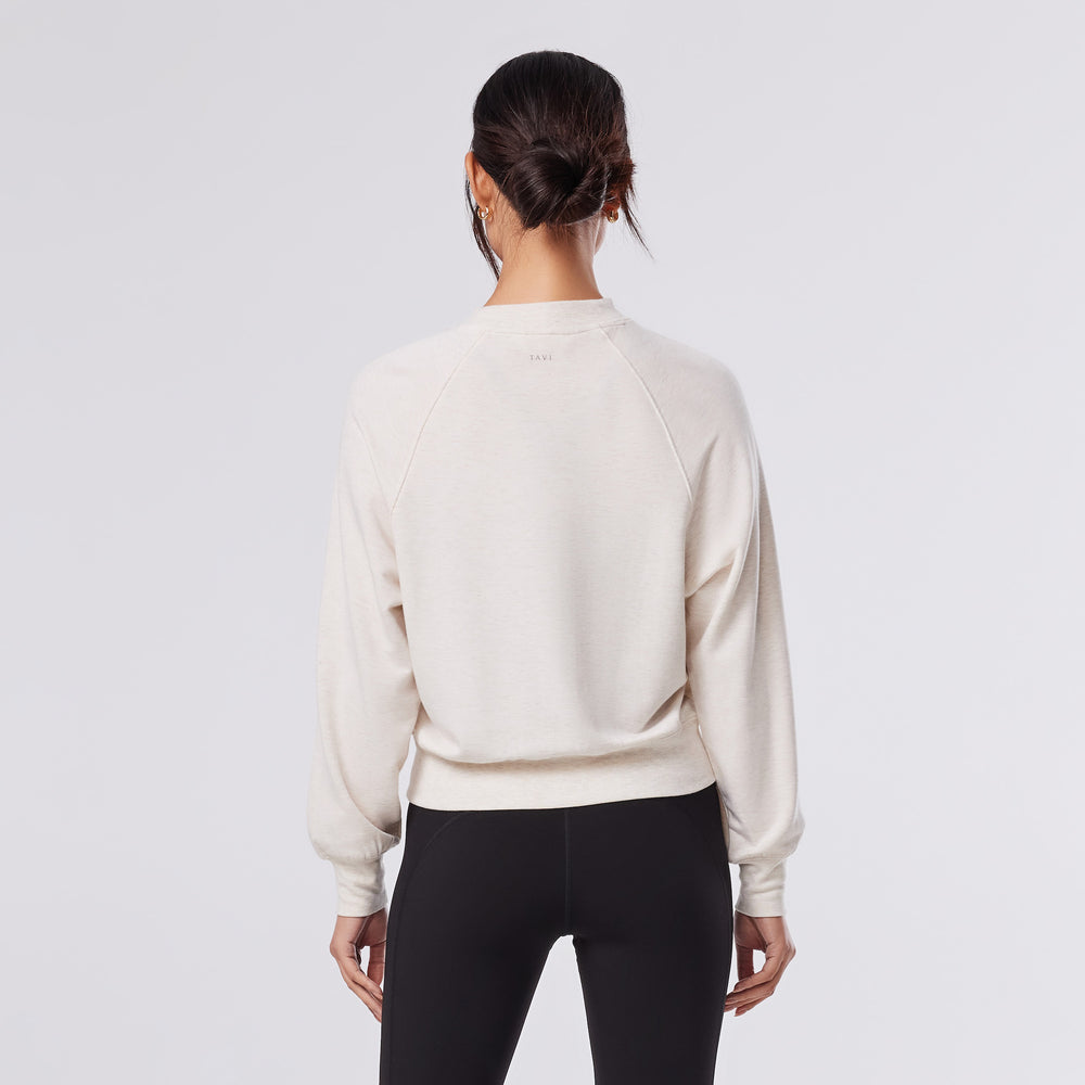 TaviLuxe® Ease Crew Sweatshirt | Tops > Sweaters & Hoodies | Tavi – Tavi Active