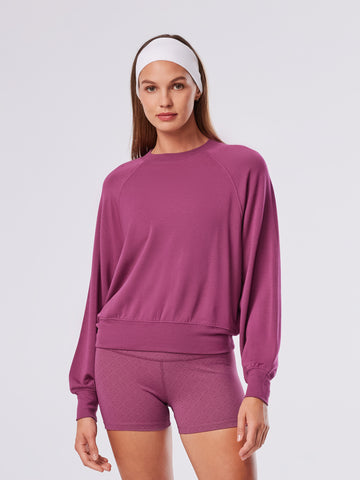 TaviLuxe® Ease Crew Sweatshirt | Tops > Sweaters & Hoodies | Tavi – Tavi Active