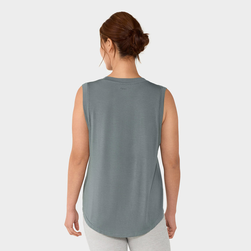 TaviLuxe® High Neck Muscle Tank | Tops > Tanks | Tavi – Tavi Active