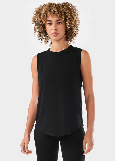TaviLuxe® High Neck Muscle Tank | Tops > Tanks | Tavi – Tavi Active