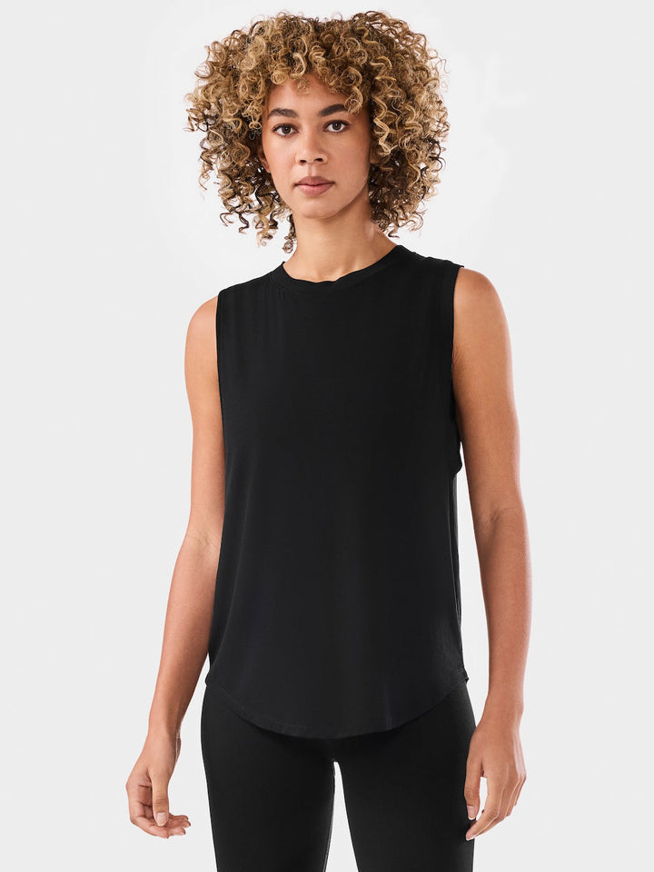 TaviLuxe® High Neck Muscle Tank | Tops > Tanks | Tavi – Tavi Active