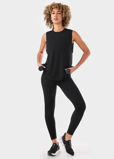 TaviLuxe® High Neck Muscle Tank | Tops > Tanks | Tavi – Tavi Active