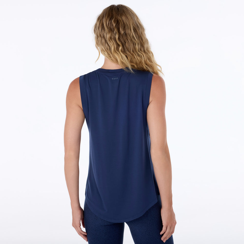 Cap Sleeve Crewneck Tee