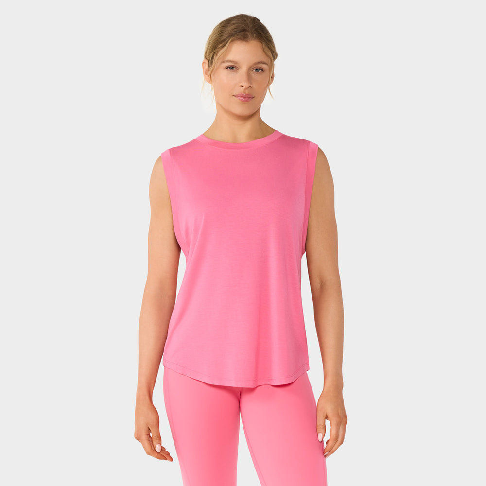 TaviLuxe® High Neck Muscle Tank | Tops > Tanks | Tavi – Tavi Active