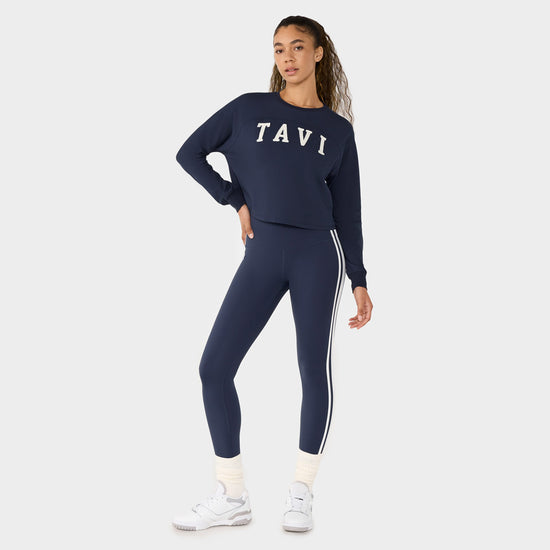 TaviSculpt® High Waisted 7/8 Stripe Leggings | Bottoms > Leggings | Tavi – Tavi Active
