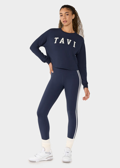 TaviSculpt® High Waisted 7/8 Stripe Leggings | Bottoms > Leggings | Tavi – Tavi Active