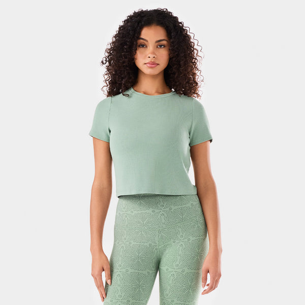 Ribbed Tee | Tops > Short Sleeve | Tavi – Tavi Active