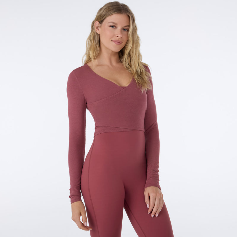Criss Cross Long Sleeve Top | Tops > Long Sleeve | Tavi – Tavi Active