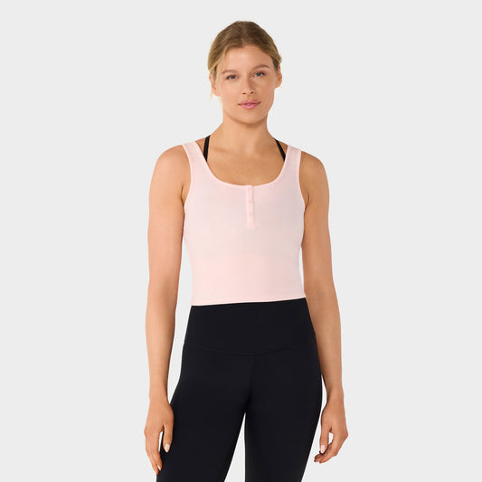 Fitted Henley Tank | Tops > Tanks | Tavi – Tavi Active