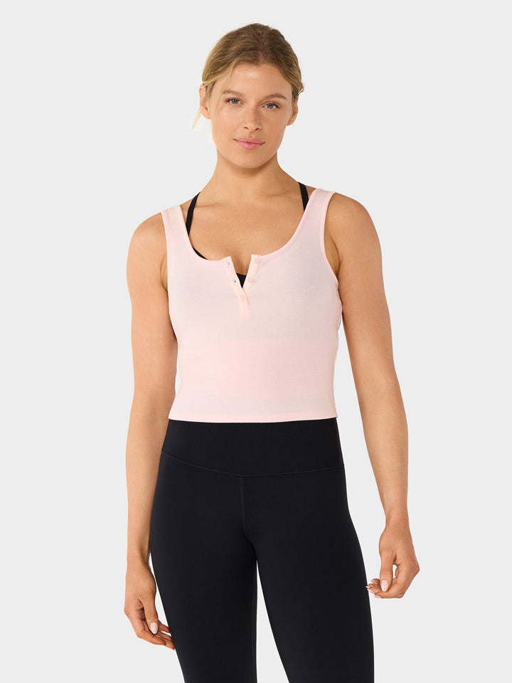 Fitted Henley Tank | Tops > Tanks | Tavi – Tavi Active