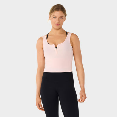 Fitted Henley Tank | Tops > Tanks | Tavi – Tavi Active