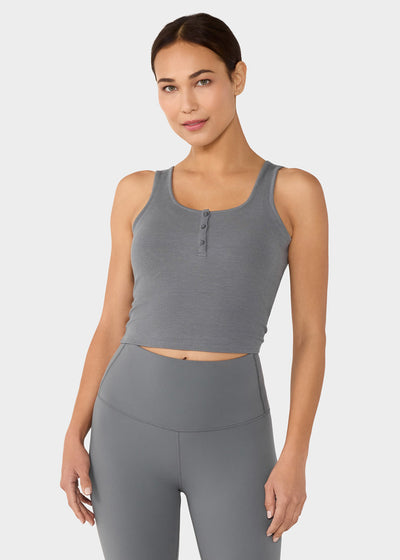 Fitted Henley Tank | Tops > Tanks | Tavi – Tavi Active