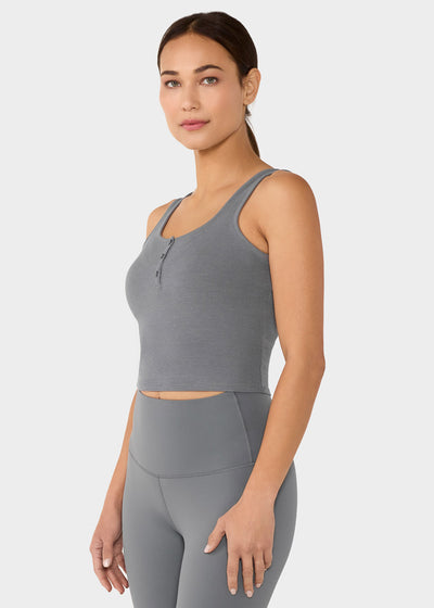 Fitted Henley Tank | Tops > Tanks | Tavi – Tavi Active