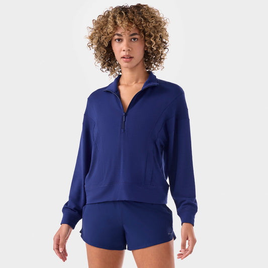 TaviLuxe® 3/4 Zip Cozy Fleece Pullover | Tops > Sweaters & Hoodies | Tavi – Tavi Active