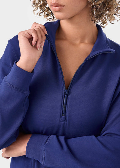TaviLuxe® 3/4 Zip Cozy Fleece Pullover | Tops > Sweaters & Hoodies | Tavi – Tavi Active