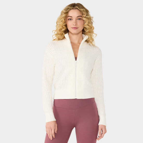 Alpine Full Zip Sweater Jacket | Tops > Sweaters & Hoodies | Tavi – Tavi Active