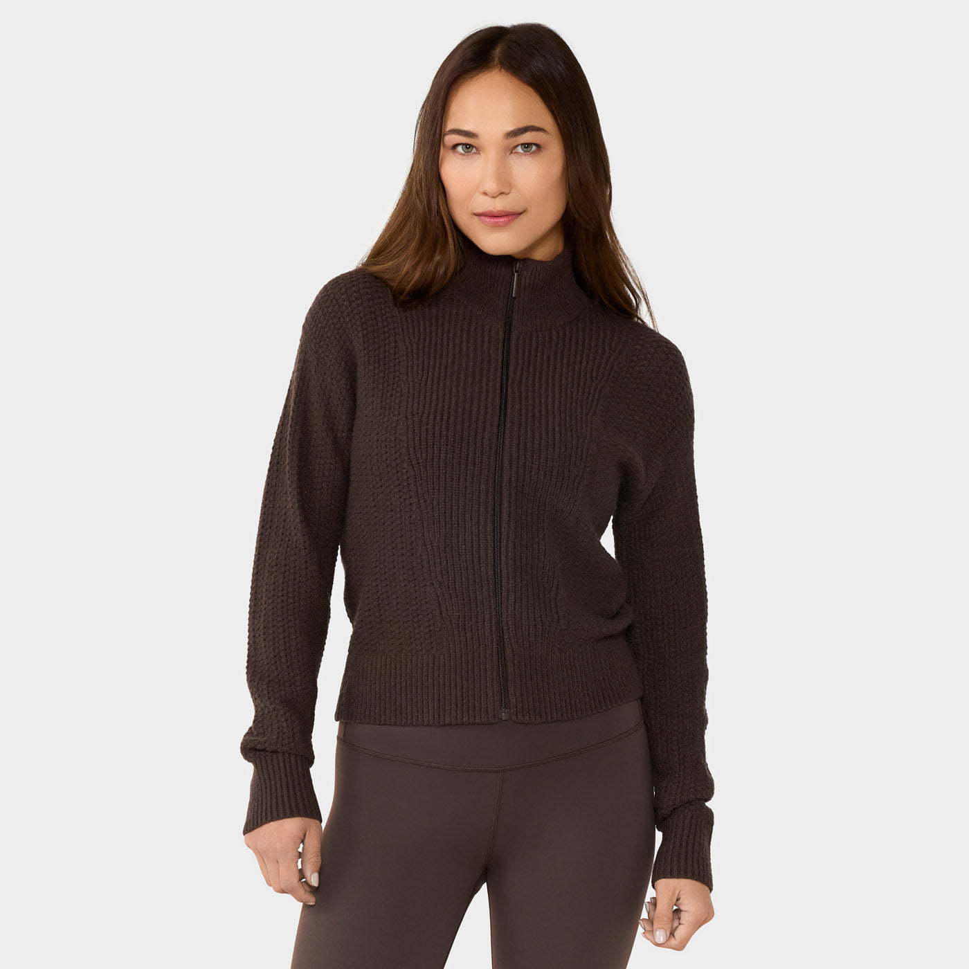 Alpine Full Zip Sweater Jacket | Tops > Sweaters & Hoodies | Tavi – Tavi Active