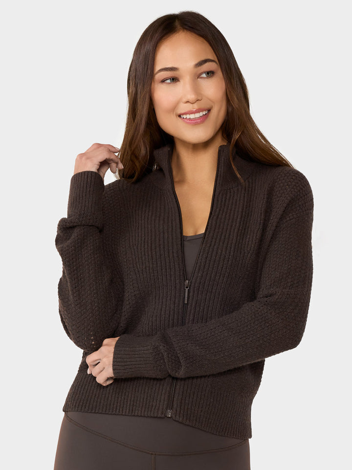 Alpine Full Zip Sweater Jacket | Tops > Sweaters & Hoodies | Tavi – Tavi Active
