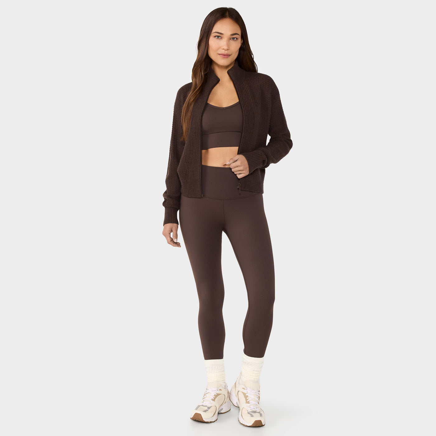 Alpine Full Zip Sweater Jacket | Tops > Sweaters & Hoodies | Tavi – Tavi Active