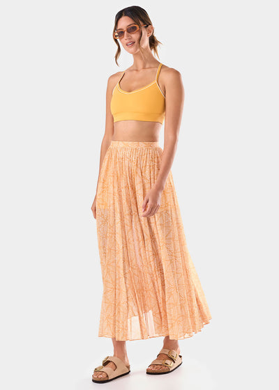 Pleated Active Coverup Skirt | Bottoms>skirt | Tavi – Tavi Active