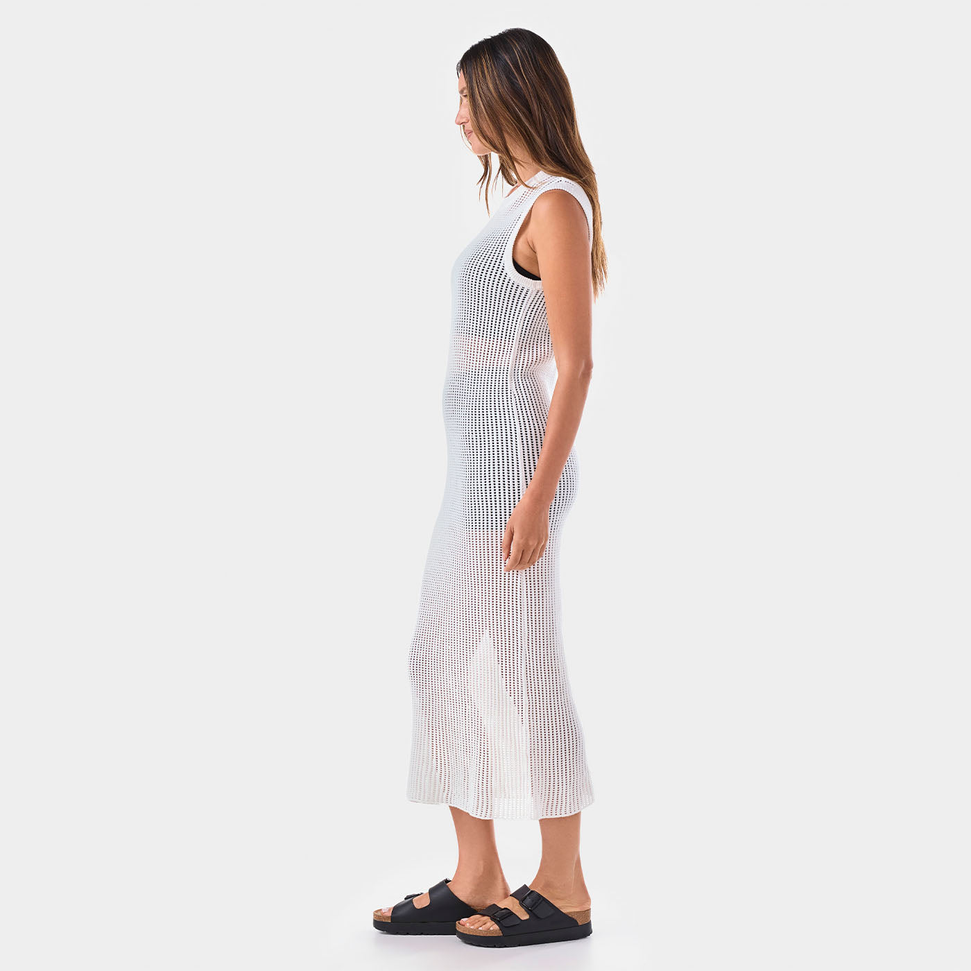 Retreat Sleeveless Open Knit Dress | Dress | Tavi – ToeSox | Tavi | Vooray