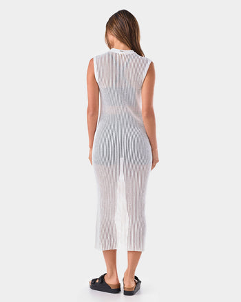 Retreat Sleeveless Open Knit Dress | Dress | Tavi – ToeSox | Tavi | Vooray