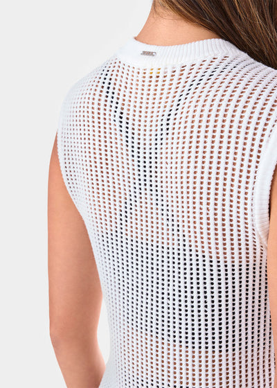 Retreat Sleeveless Open Knit Dress | Dress | Tavi – Tavi Active