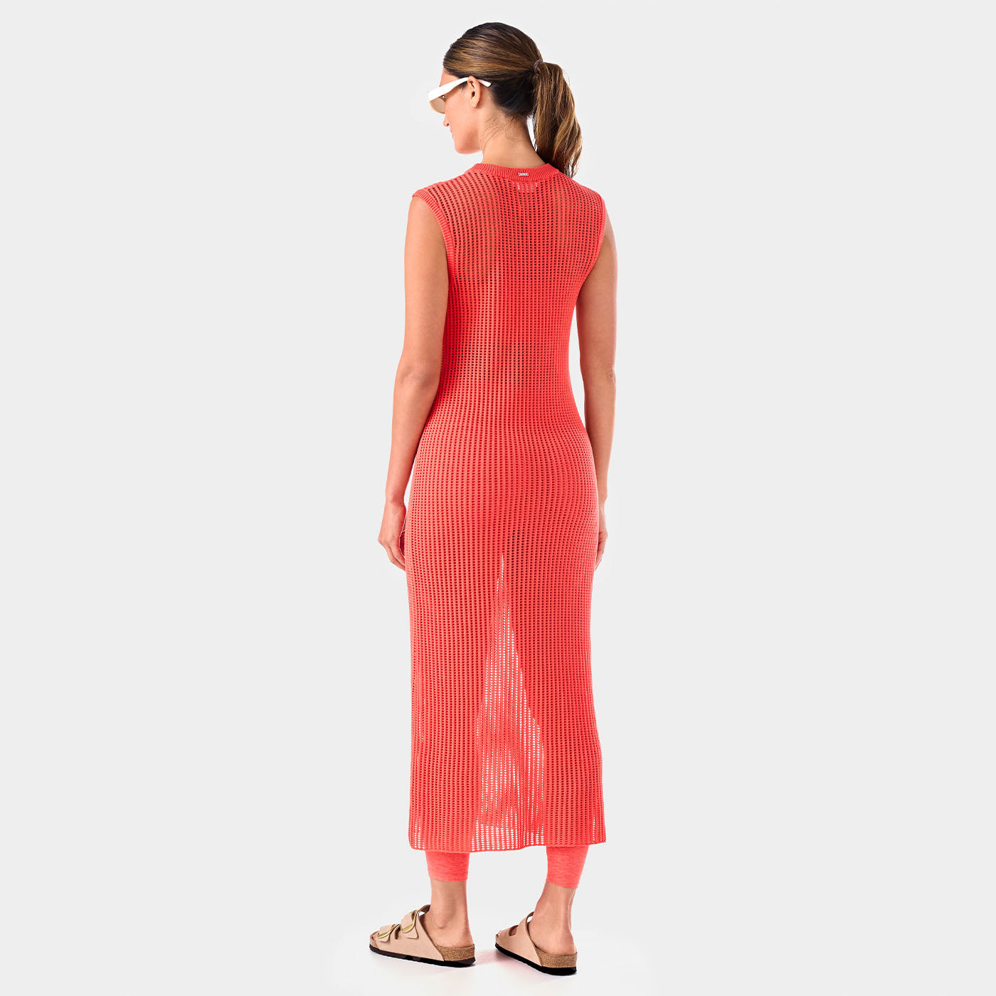 Retreat Sleeveless Open Knit Dress | Dress | Tavi – ToeSox | Tavi | Vooray