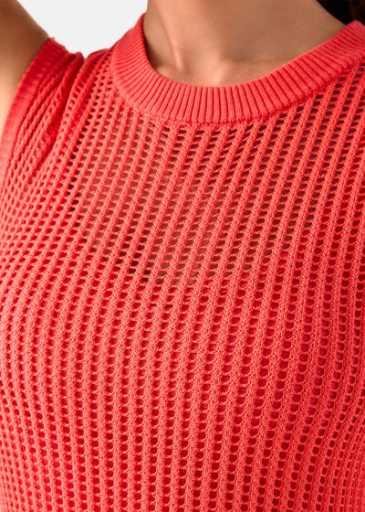 Retreat Sleeveless Open Knit Dress | Dress | Tavi – Tavi Active