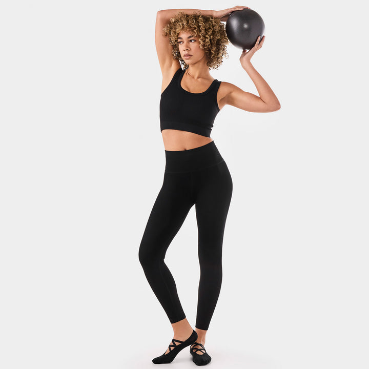 Seamless 7/8 Rib Leggings | Bottoms > Leggings | Tavi – ToeSox | Tavi | Vooray