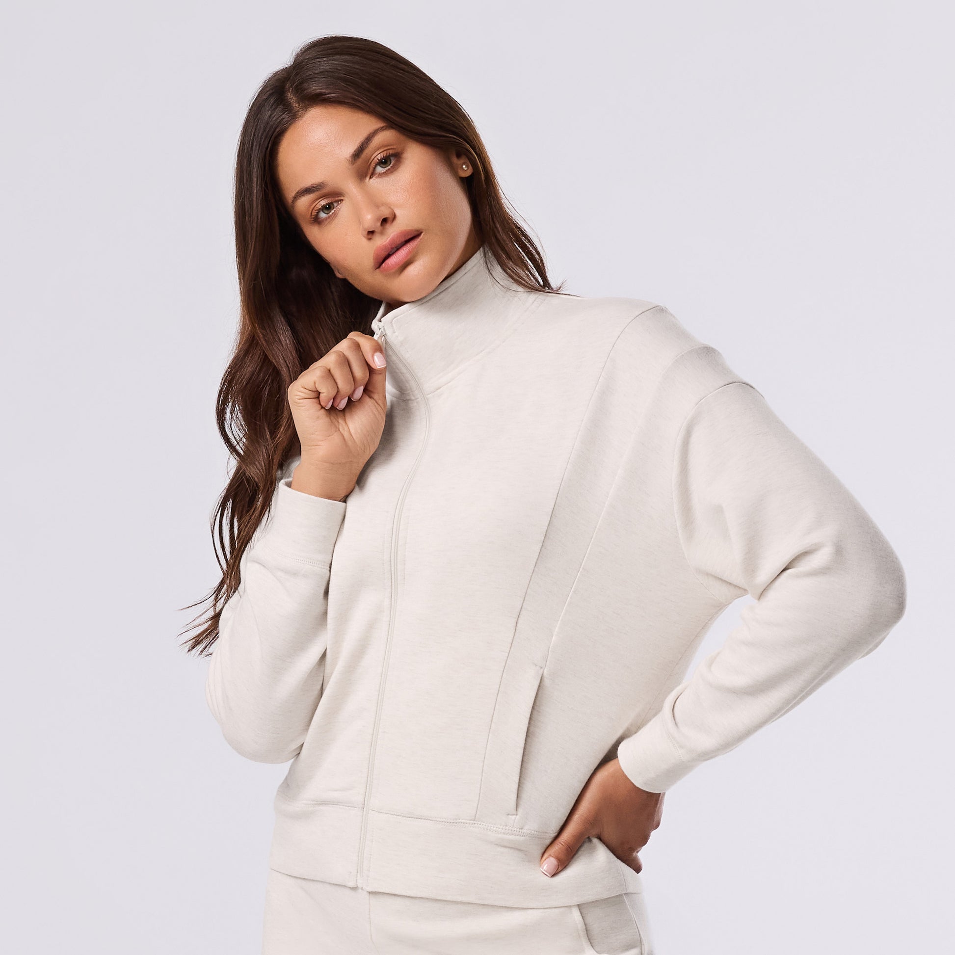TaviLuxe® Cozy Paneled Full Zip | Tops > Jackets | Tavi – Tavi Active