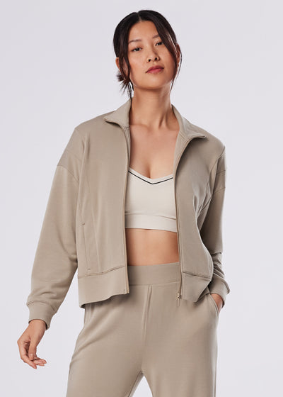 TaviLuxe® Cozy Paneled Full Zip | Tops > Jackets | Tavi – Tavi Active